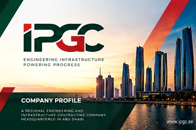 Illustrative city and infrastructure skyline